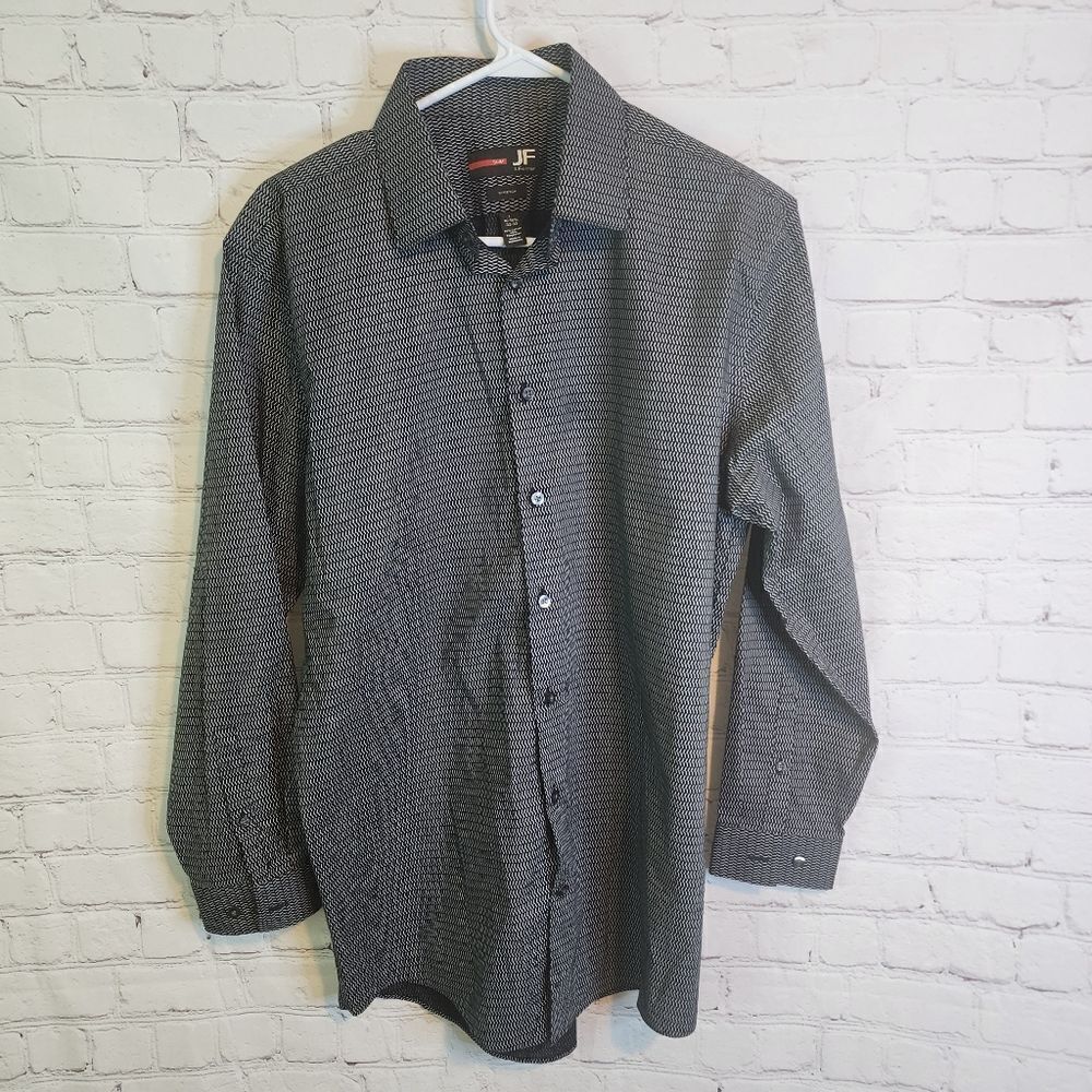 Men's JF J.Ferrar "Stretch" slim longsleeve button-down shirt, size Large